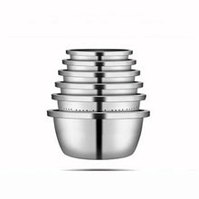 Lyw11 Vasetti per lavabo in Acciaio Inox 304, Spessi, Rotondi, Grandi lavabo, lavabo, lavabo, lavabo, 6 Pezzi