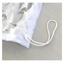 Rete mimetica ideale come protezione solare Rotolo di reticolato da camuffamento per la privacy, per bar, giardino, campeggio osservazione degli animali e molto altro ancora -Bianco 5x8m(16x26ft)