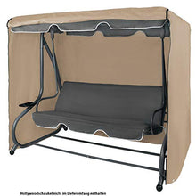 BB Sport Copertura per Dondolo telone Protettivo per Dondolo da Giardino, Beige - 180 x 160 x 115 cm