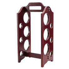 CYQ Portabottiglie Portabottiglie in Legno massello Portabottiglie Europeo Portabottiglie Espositore per Vino Portabottiglie per Vino Rosso 24x24x44cm