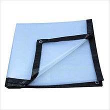 GONGSI Tela impermeabilizzante/Panno Impermeabile, PVC Trasparente Antipolvere Antipioggia Panno Impermeabile Panno Esterno Tenda da Sole Tela 450G / M2, 1m-10m (Size : 6mx6m)