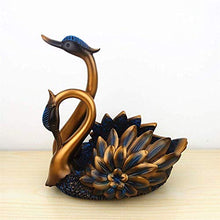 Elegante Semplicità Doppio Cigno Portabottiglie Bronzo Continental Home Desktop Portico Bar Decorazioni Soggiorno Armadietto Del Vino Decorazione Artigianato Creativo Regali Bello Ed Elegante, HJJ