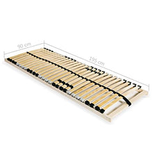 vidaXL Legno Faggio Rete a Doghe 7 Zone con 28 Doghe 90x200cm Telaio Giroletto