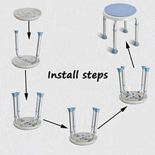 HYYDP Bagno Sgabello Sgabello Girevole Be Applicable Compatible for Doccia/Vasca con Sedile Girevole Sedile Be Applicable Compatible for Doccia Sgabello Be Applicable Compatible for Anziani/disabi
