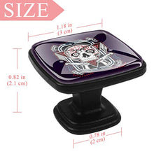 Teschio di Halloween 4 PCS Pomelli per Porta, Pomolo per Mobile, Pomelli per Mobili con Viti, Maniglia per Armadietto, Pomelli per Porta, Pomelli per Cassetti per Porta, Armadio, Cassetto e Credenza