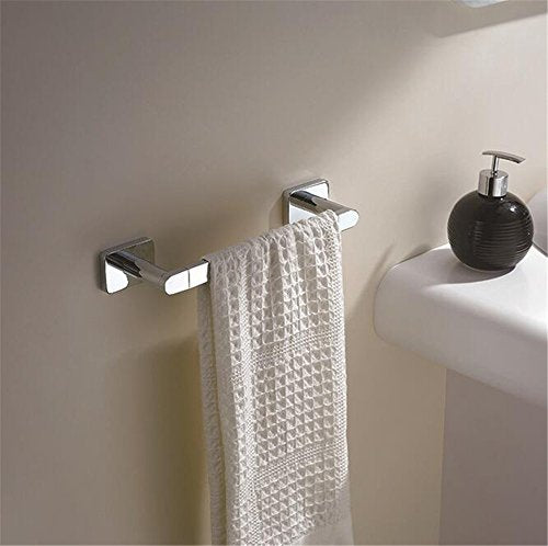 MBYW Portasciugamani Moderno Minimalista Portasciugamani Elegante per Il Bagno di Moda Portasciugamani ad Anello Singolo a Quadretti in Rame Lucido per Bagno  Adatto per Bagno,Cucina, Ufficio