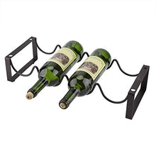 BYARSS Supporto per Vino Rosso, portabottiglie in Metallo Appeso a Testa in Giù portabottiglie portaoggetti