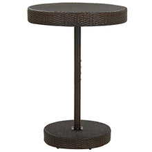 vidaXL Set da Bar da Giardino 5 pz con Cuscini in Polyrattan Marrone