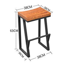 YS Sedia Seduta Curva Sgabello in Ferro Retrò, Poggiapiedi per Uso Domestico Elegante Semplice e Confortevole,63 cm,63 cm