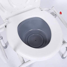 JTKDL Sedia A Rotelle Comoda Donne Incinte Anziane Toilette Sedile WC Toilette Mobile Sollevamento Sedia Comoda