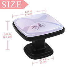 Rosa della bicicletta 4 PCS Pomelli per Porta, Pomolo per Mobile, Pomelli per Mobili con Viti, Maniglia per Armadietto, Pomelli per Porta, Pomelli per Cassetti per Porta, Armadio, Cassetto e Credenza