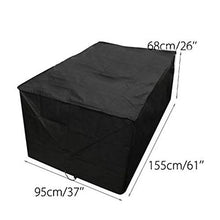 ZHW Copertura per Tavolo da Giardino, Copertura della Mobilia 420D Panno Oxford, Copertura Tavolo Esterno Resistente allo Strappo Impermeabile, Copertura del Mobile Anti-UV, 210 * 110 * 70Cm