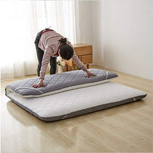 HKX Materasso Addensato, materassino Futon Materassino da Letto Verde Piccolo Matrimoniale 120x200 cm (47x79 Pollici)