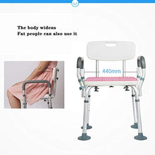 LXLAMP Sgabello per Vasca ergonomico da Doccia Grande Ventosa Sgabello da Doccia Sedia da Doccia Sedile for Doccia Rettangolo Regolabile in Altezza in Alluminio E Plastica (Color : A)