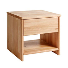 Krok Wood Comodino in Legno Julia Massiccio di faggio 40x40x40 cm