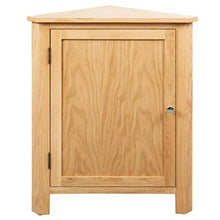 vidaXL Legno Massello di Rovere Armadietto ad Angolo Mobiletto Angolare Credenza Bassa Armadio Portaoggetti Mobili Arredo 59x36x80 cm