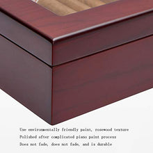 Cigar Humidor, Sigaro Umidificazione della Cassa del Contenitore di Legno Solido Legno di Cedro Humidor Piano di Sigaretta della Vernice (260 * 223 * 65MM),A