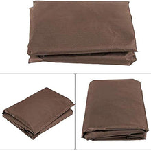 QSLS Set Tenda da Sole per Copertura per Tettuccio di Ricambio per Altalena, Copertura Superiore per Sedile A Baldacchino Impermeabile + Copertura per Sedile Altalena,caffè,195 * 125 * 15cm