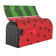 Copertura magnetica per cassetta delle poste, motivo anguria rossa e verde, design unico, per decorazione da giardino, dimensioni standard, 53 x 45 cm