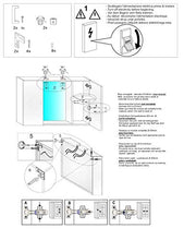 Mobile COPRICOLONNA lavandino + SPECCHIERA in coordinato - 3 Finiture a scelta (Bianco effetto lucido)