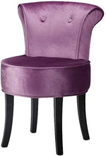 Sgabello da Toeletta Accent moderno Tempo libero Sedia in lino senza braccio Sedia a vanità Sgabello a vanità con schienale alto in legno Gambe nere Seggiolino morbido Schienale spesso Sgabello Per Ta