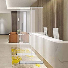 Topniu. □ Per il business □ Piano Startning Start Stardies Schermatura protettiva Schermo di protezione trasparente in lega di alluminio telescopico roll up protettivo barriera Reception ufficio divis