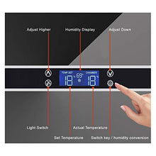 EVEN Humidor - Humidor per sigari, Custodia per sigari, Armadio per sigari per sigari con Nero, sigari 300-350, operazione Touch