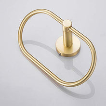 Rishx Portasciugamani Stile Europeo Appeso al Muro Bagno Anello Asciugamano Ottone Antico Bagno appendini Asciugamani Accessori Bagno