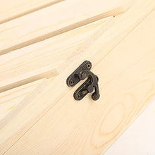 Rehomy Red Wine Box Wooden Slanted Bar Wine Gift Box Holder with Handle Rope for 2 Bottles of Wine