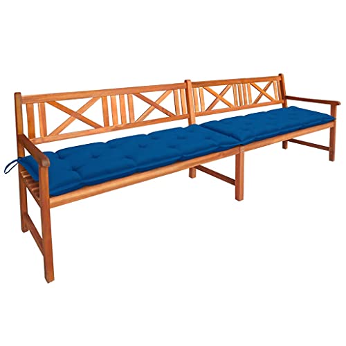 vidaXL Panca da Giardino con Cuscini 240 cm in Massello di Acacia