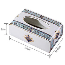 Scatola portafazzoletti in ceramica ornamenti casa soggiorno camera da letto tavolino decorazioni cassettiera cassetti antiscivolo resistente all'usura resistente alla polvere facile da pulire