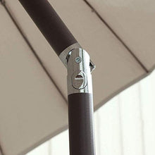 Ombrellone Parasole, ombrellone, Ombrello Esterno Giardino Ombrellone Ombrellone for Terrazza/terrazza/Balcone/Tavolino (Color : Smoke Gray)