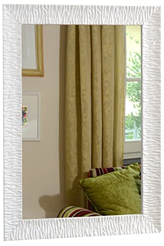 GaviaStore – Julie Bianco 70x50 cm - Specchio moderno da parete (18 formati e colori) casa art home decor soggiorno modern sala paret camera bagno cucina ingresso