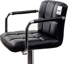 Raelf Indietro sedia di bellezza Makeup Sgabello Sedia Sgabelli, cromato quadro, New European Bar sedia in stile seggiovia Reception Chair Nail Art Chair rotativo da 360 gradi, Sedie morbide coppe imb