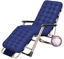Lettini da sole reclinabili Sedie a sdraio Sedia da giardino reclinabile Sedie a gravità zero Relaxer Lettino reclinabile Pieghevole Regolabile per patio Esterno Campeggio Spiaggia, Blu Max.260kg