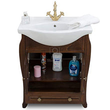 Shop Chic Arredo bagno 75cm con base e lavabo arte povera con specchio