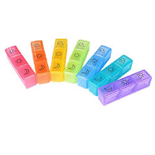 Fascigirl Portapillole Portapillole Settimanale Portatile in Plastica da 21 Griglie Organizer per Pillole per Viaggi