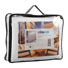 Relaxdays, Impermeabile, Bianca Tenda a Vela Rettangolare, Idrorepellente, Anti UV, Corde di Supporto, Terrazza e Giardino, LxP: 4x6 m, 4 x 6 m
