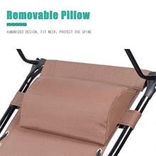 PAKUES-QO Sedia da Giardino Portatile Sedia da Sole Pieghevole Reclinabile Zero Gravity Design ergonomico per Patio Giardino Spiaggia Piscina Bianca