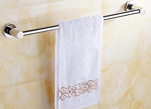 MBYW Portasciugamani Alto carico Portasciugamani da Bagno Mensola portaoggetti Porta salvietta Singolo, Stile Semplice, Acciaio Inossidabile, Montaggio a Parete, Contenitore per Bagno, 60 cm