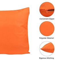 XJ Impermeabile Giardino Cuscino per mobili di Canna Cuscini di Seduta panchina Arancia 45 x 45