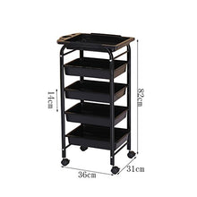 Jia He Carrello Carrello - Tool Car Beauty Salon Passeggino Rack Barber Shop Parrucchiere Tool Cart Tool Cabinet Carrello portautensili Portatile a Quattro Ruote