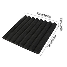nobrand Fonoassorbente Schiuma - Triangolare Groove Forma Insonorizzazione Cotone Schiuma (50 * 50 * 5cm) 6Pcs