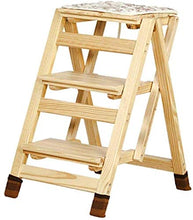 YZH Scale Portatili Leggere 3 Step Ladder Sicurezza Non Slip Mat Pieghevole Pieghevole Pieghevole Cucina Sgabello Giardino Domestico Garden Tool Fai da Te (Color : B)