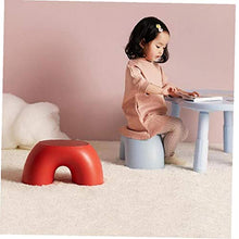 Ruluti 1pc Piccolo Sgabello per Bambini, Anulare Antiscivolo Sgabello Basso Indossare Scarpe Sgabello, per Cucina Bagno Camera Office (Blu)