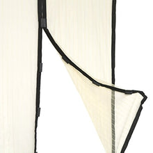 OverTop - Tenda magnetica per porta a mani libere, anti-zanzare, colore: Beige