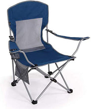 Tavolo da Picnic all'aperto Sedia da Campeggio Sedia da Spiaggia Leggera Sedie Portatili compatte e Resistenti (Supporti 120 kg) includono Ampi Piedi BBQ Party Table (Color : Blue)