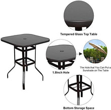 MengFeiNi 1 5 PCS Sgabelli da Bar A Barre All'aperto Girevoli Bistro Set, Sedie all-Meteo Top Tavolo E Set con Mobili Patio per Ombrellini, Cafes Yard Prato Giardino (4 Tavolo)
