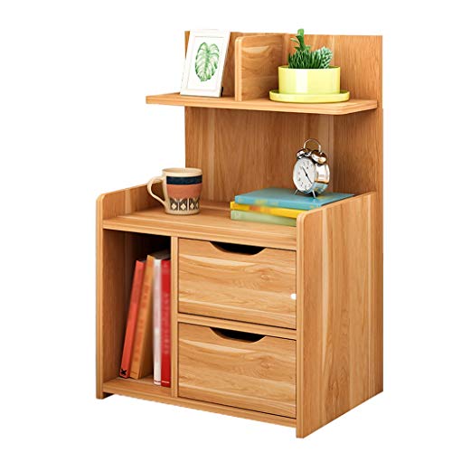 Comodini Decorazione Smontaggio Addensare Camera Locker Piccolo Studio di Legno Solido delle Famiglie Doppio pompaggio Bagno Soggiorno Corridoio 40X25X60cm MUMUJIN (Color : Maple)