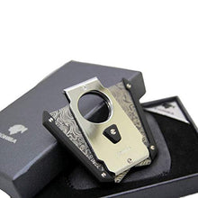 AUEDC Cigar Cutter, Ghigliottina Doppio Taglio Lama Gift Box Miglior Regalo di Sigaro Strumento Portatile in Acciaio Inox per la Famiglia e Gli Amici